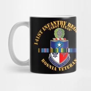 141st Infantry Regiment w Bosnia SVC Ribbons Mug